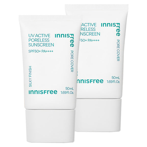 Innisfree New UV Active Poreless Sunscreen SPF50+ PA++++