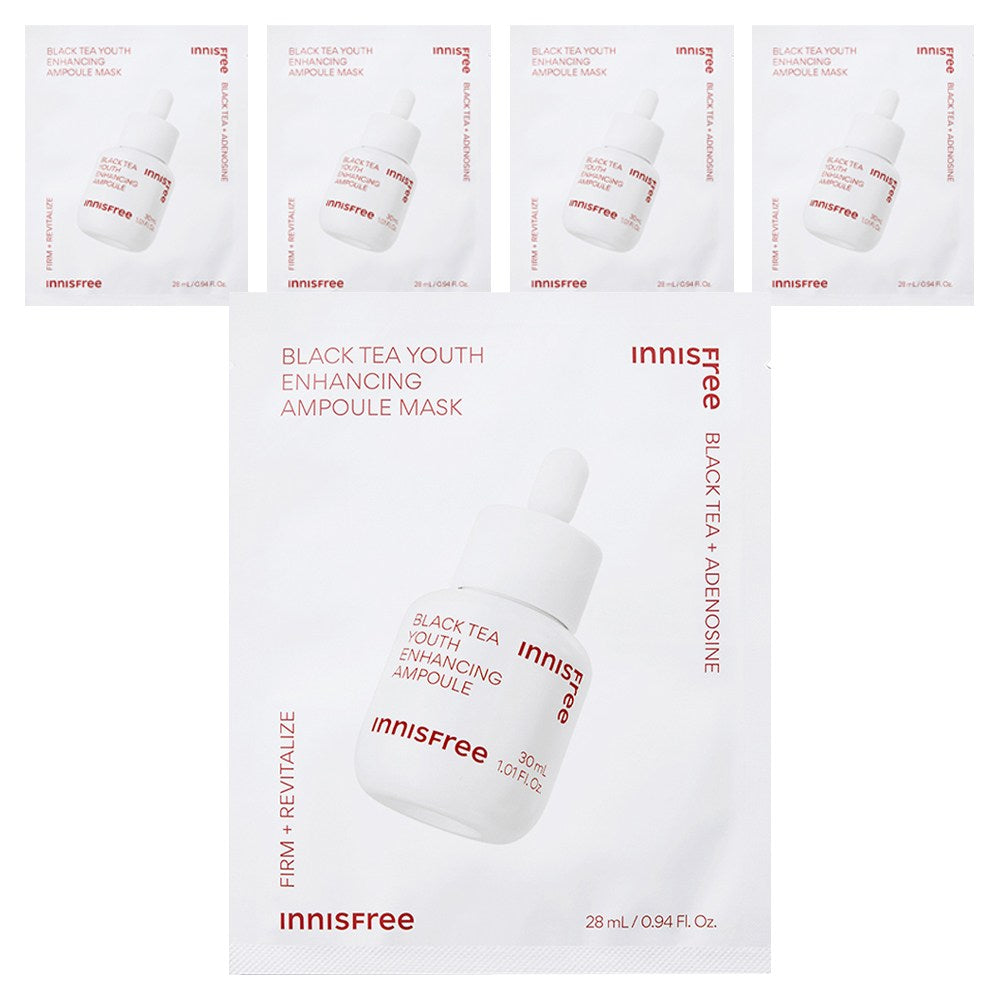 Innisfree Black Tea Youth Enhancing Ampoule Mask