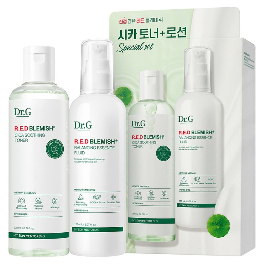 Dr.G Red Blemish Cica Toner 200ml + Lotion 150ml Set