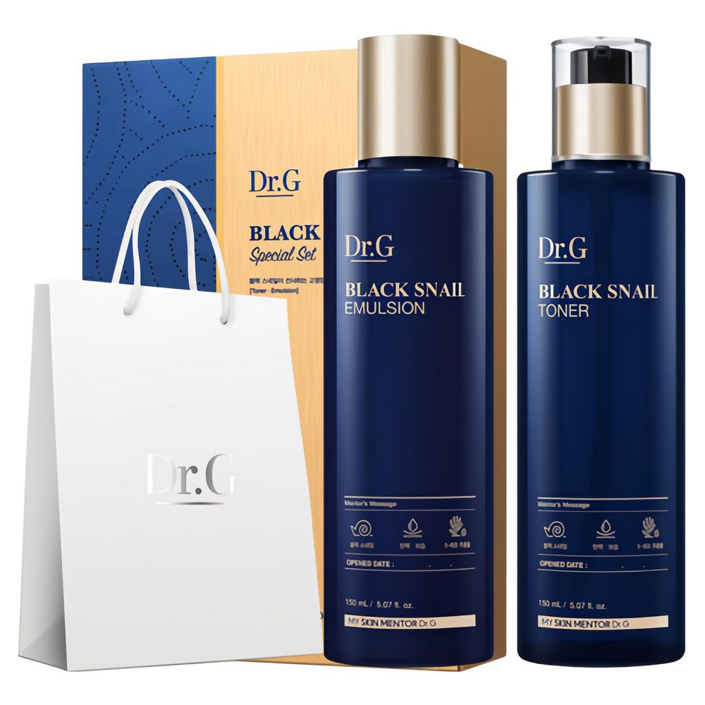Dr.G Black Snail Toner 150ml + Emulsion 150ml Special Gift Set
