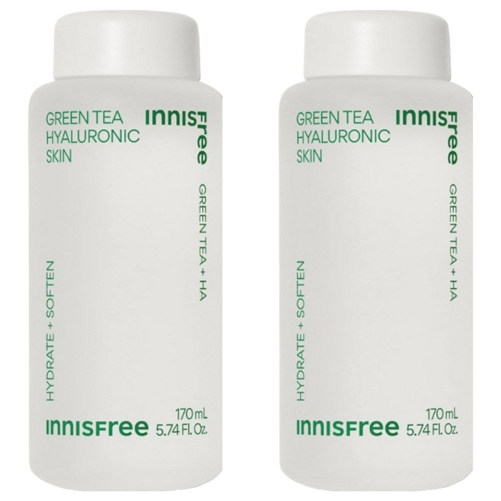 [Vegan Beauty] Innisfree New Green Tea Hyaluronic Acid Skin