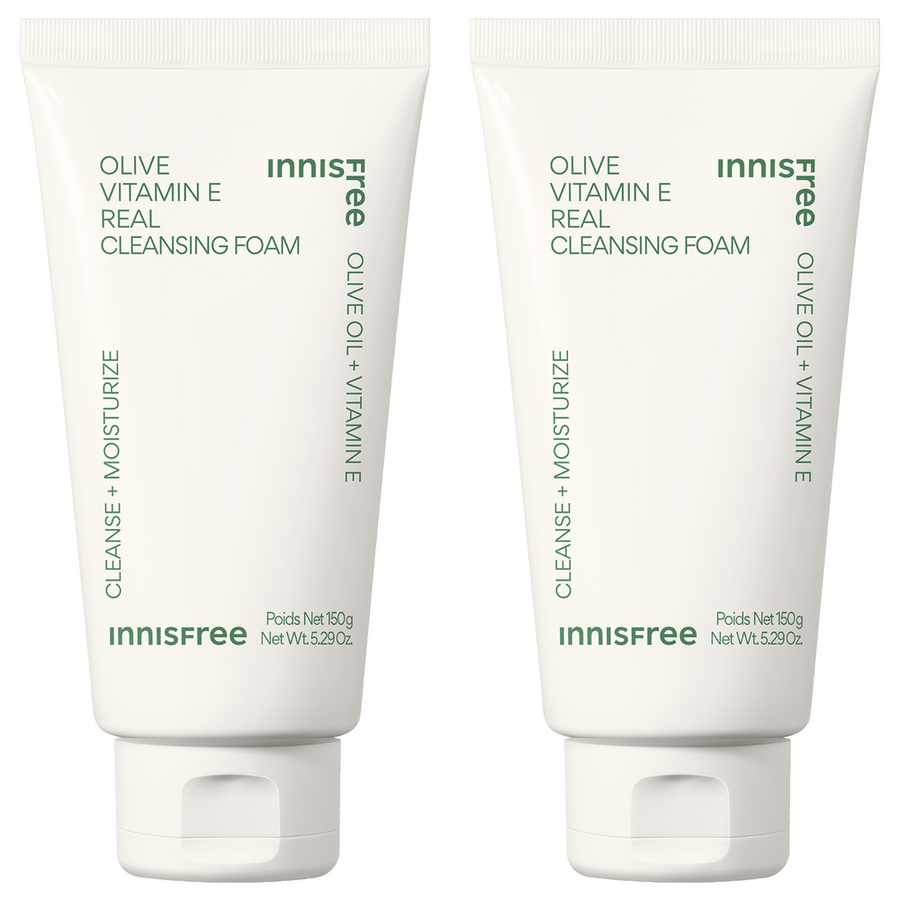 [Vegan Beauty] Innisfree Olive Vitamin E Real Cleansing Foam