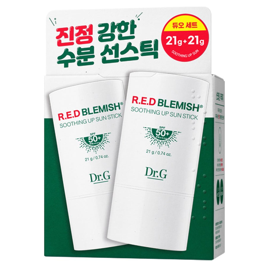 Dr.G Red Blemish Soothing Up Sun Stick Duo Set SPF50+ PA++++