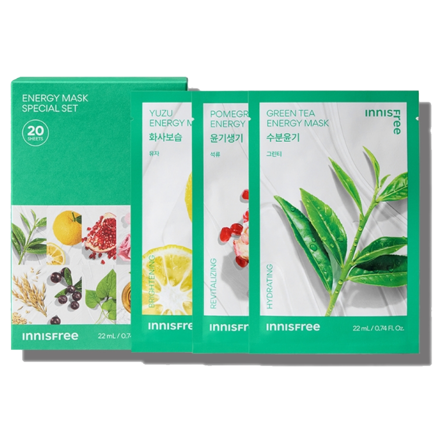 Innisfree Energy Mask Special 10 Types x 2p Set