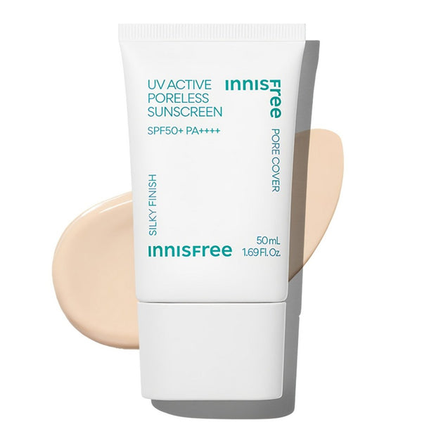 Innisfree New UV Active Poreless Sunscreen SPF50+ PA++++