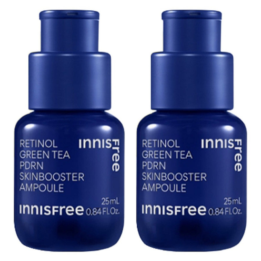 Innisfree Retinol Green Tea PDRN Skin Booster Ampoule