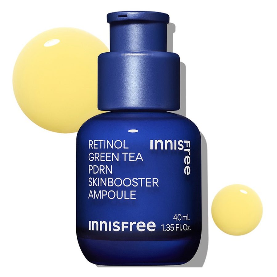 Innisfree Retinol Green Tea PDRN Skin Booster Ampoule