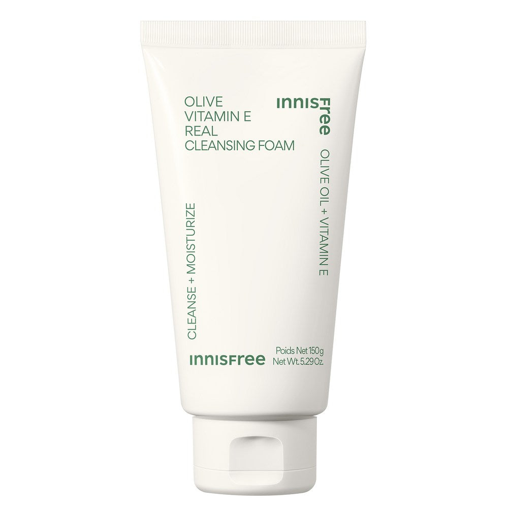 [Vegan Beauty] Innisfree Olive Vitamin E Real Cleansing Foam